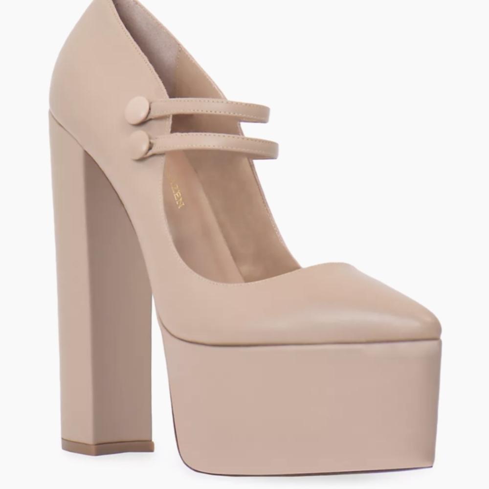 Andrea Wazen Platform Heels